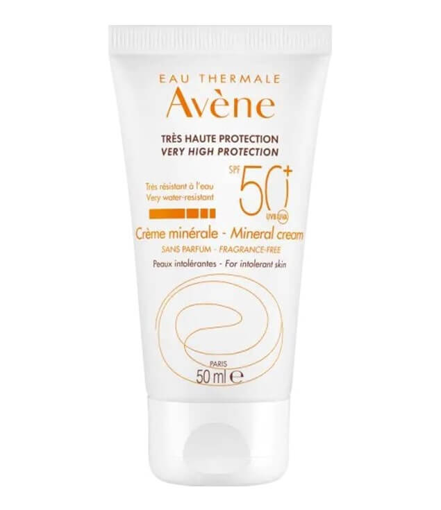 AVÈNE | CRÈME MINÉRALE SANS PARFUM TRÈS HAUTE PROTECTION SPF50+